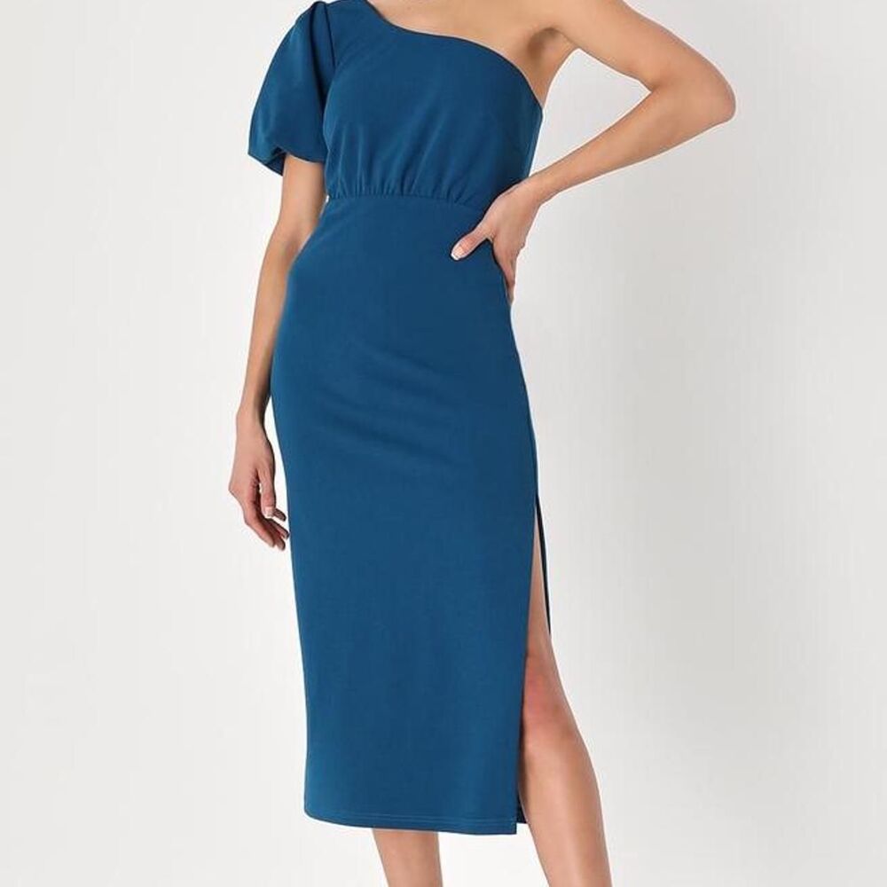 Lulus Women's Blue and Navy Dress